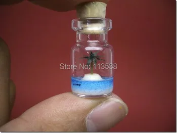 

Wholesale 100sets/lot 10*18*5mm Glass Vial pendant, Glass Bottle locket & Wooden cork &Eye Bolts Needle Glass necklace Pendants