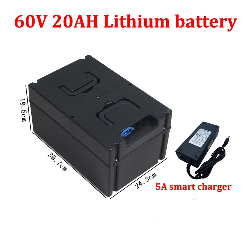 customize 60V 20ah lithium ion battery 60V waterproof for 1500w 2000w