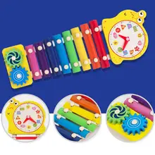 8 Scales Musical Xylophone Baby Kids Music Educational Developmental Montessori Wooden Toys for Children Birthday Xmas Gifts