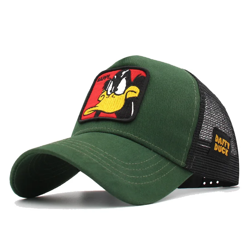 

Wholesale Spring Cotton Cap men/women Baseball Cap Snapback Hat Animals Embroidery Baseball Caps Mesh Baseball Cap Unisex
