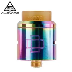 Augvape Druga RDA танк 24 мм Диаметр электронная сигарета распылителя 24 K позолоченный палубе 810 капельный наконечник бак атомайзер RDA