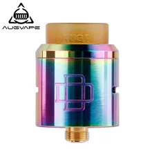 Augvape Druga RDA Tank 24 mm Diameter Electronic Cigarette Atomizer 24K Gold Plated Deck 810 Drip tip Vape Tank RDA Atomizer Augvape Druga RDA Tank 24 mm Diameter Electronic Cigarette Atomizer 24K Gold Plated Deck 810 Drip tip Vape Tank RDA Atomizer