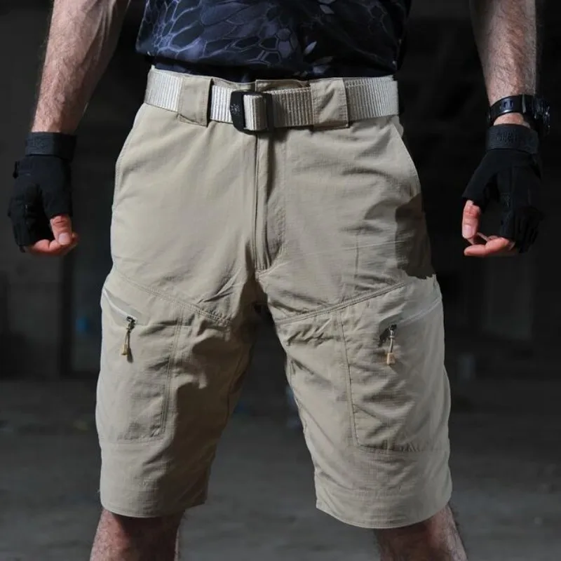 Высококачественные мужские тактические шорты водонепроницаемые быстросохнущие альпинистские штаны Летние армейские военные мужские шорты для рыбалки туризма
