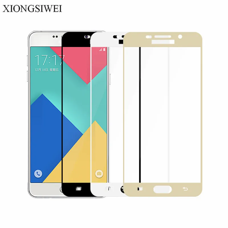 

Tempered Glass For Samsung Galaxy A7 2016 Screen Protector For Samsung Galaxy A7 2016 A710F A710 SM-710F Full Cover Glass Film