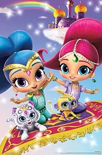 

Home Decor Shimmer & Shine Key-Silk Art Poster Wall Sticker Decoration Gift