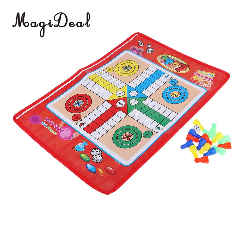 Giant Ludo et Snakes & Ladders Jeu Familial Traditionnel Tapis de Jeu Jeux Cadeau Toys & Games