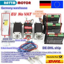 DE ship / free VAT 2015 New 3 Axis Nema23 425 Oz-in Dual shaft Stepper Motor + 256 Microstep Driver CNC engraving machine DE ship / free VAT 2015 New 3 Axis Nema23 425 Oz-in Dual shaft Stepper Motor + 256 Microstep Driver CNC engraving machine
