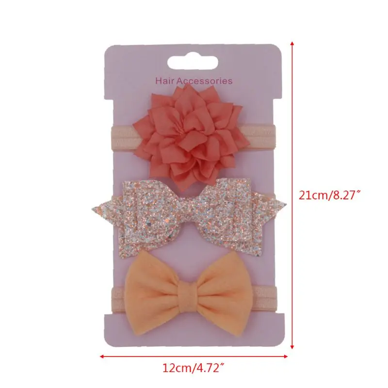 3 шт./компл. Для детей резинка для волос с милым рисунком лотоса, с бантом, для девочек резинка для хвоста, Брендовое ювелирное изделие, подарки