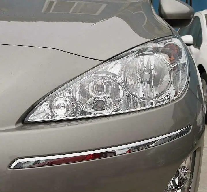 Для peugeot 408 2009 2010 2011 2012 фары прозрачный абажур лампы оболочка пластиковая защитная оболочка Крышка