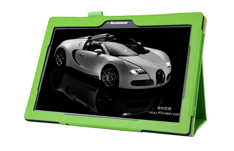 Litchi Pattern PU Leather Stand Flip Case Cover For Lenovo Tab 2 A10-70 A10 70 10.1 Tablet Case Cover  (11)