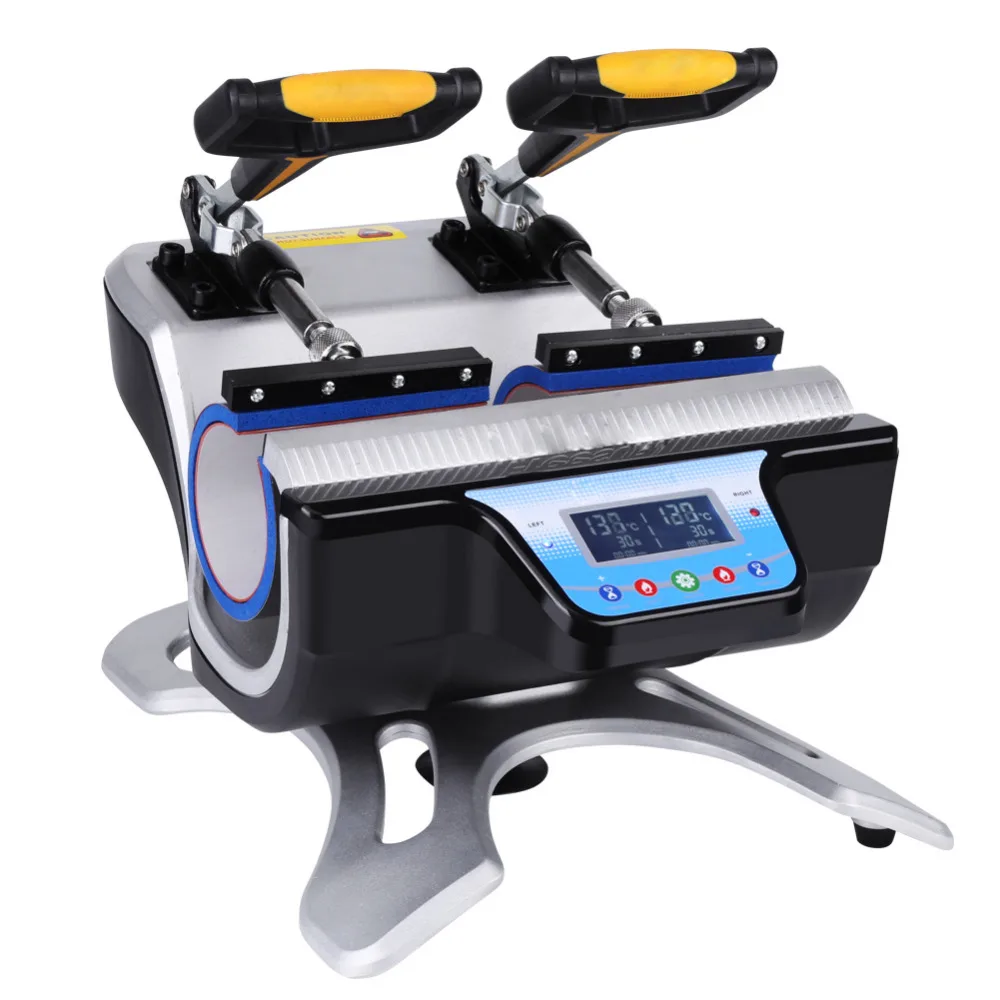 

AC 220V Automatic Double Stations Mug Heat Press ST-210 Sublimation Transfer Printing EU Plug Tools Parts