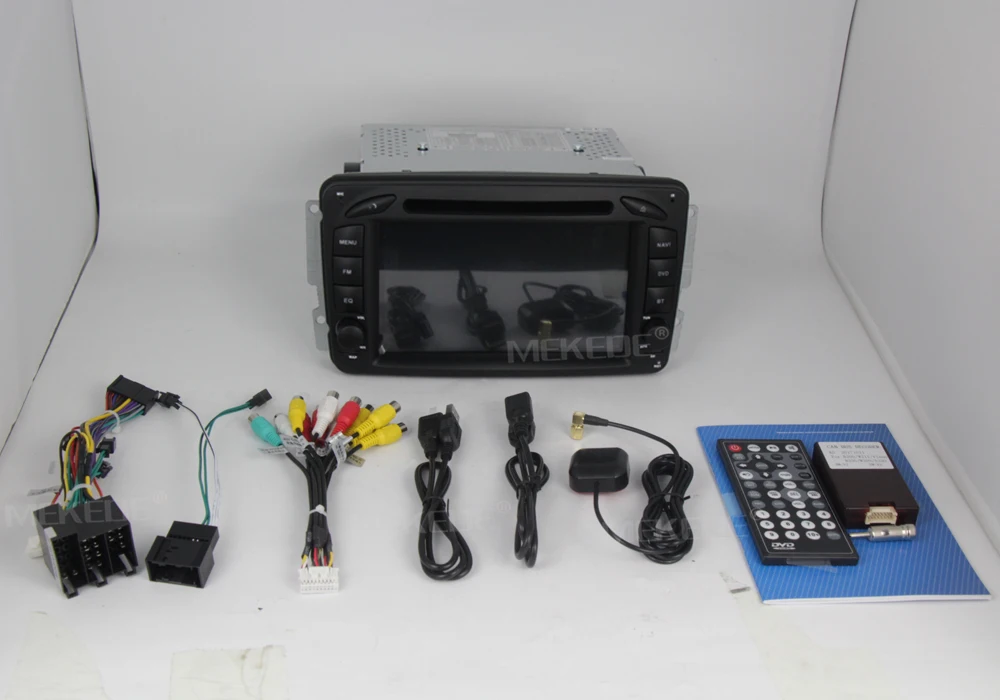 Flash Deal MEKEDE 2din 7 inch CAR DVD PLAYER For Mercedes Benz W209 W203 W168 M ML W163 W463 Viano W639 Vito Vaneo  GPS BT Radio USB SD 9