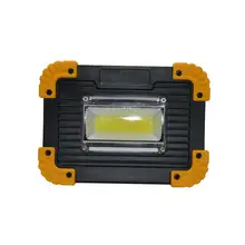 20 W 1200lm RGW Светодиодный прожектор 18650 или AA на батарейках Портативный Открытый Кемпинг Аварийный Рабочий светильник Прожектор Лампа