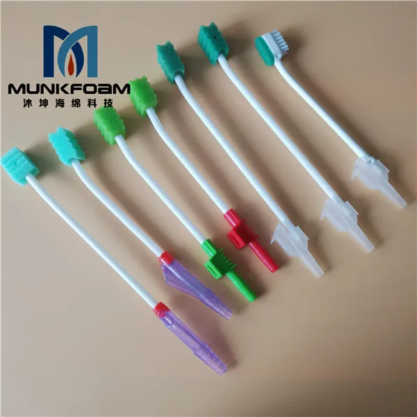 

Disposable ICU patient oral sputum suction swab pressure transducer sponge swab oral applicator home care sponge swab 30pcs