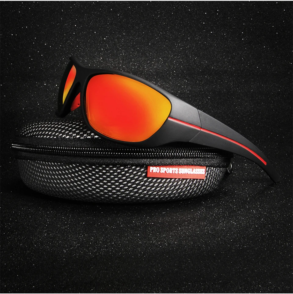 Óculos para Homens Óculos de Sol Óculos de Pesca Execução de Golfe Esporte ao ar Queshark Tr90 Quadro hd Polarized Pro Mulheres Caminhadas Livre 19 Esporte e Lazer