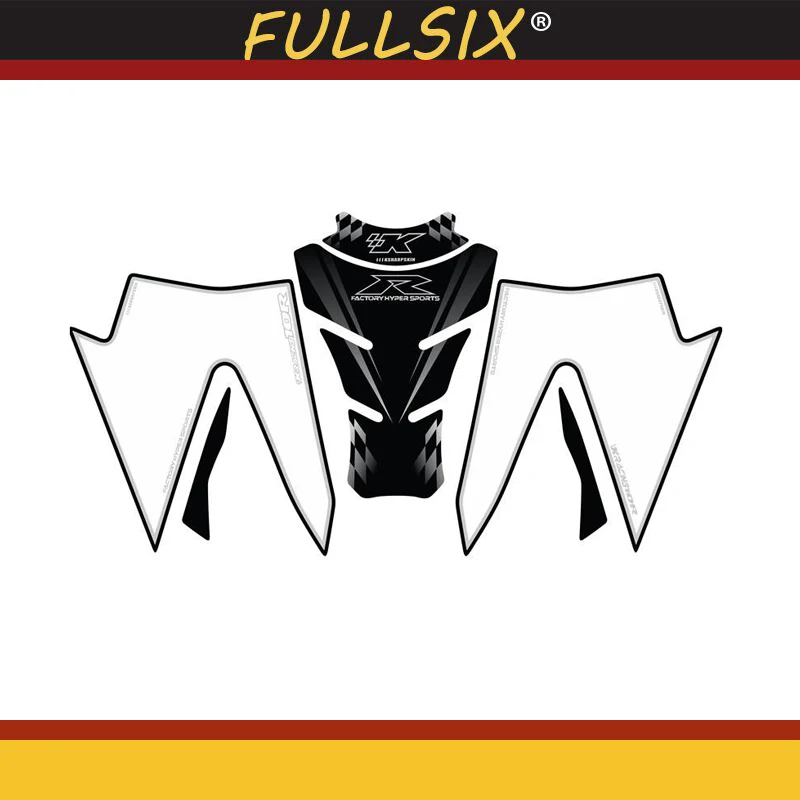 

Front Fairing Motor Number Board 3D Gel Protector for KAWASAKI ZX-10R 2008
