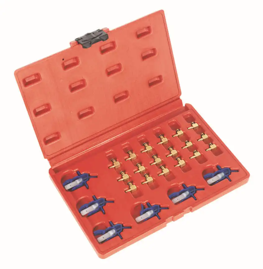 

WINMAX Car Tools 24 pcs Flow Meter Adaptor Set for Common Rail Diesels WT04486
