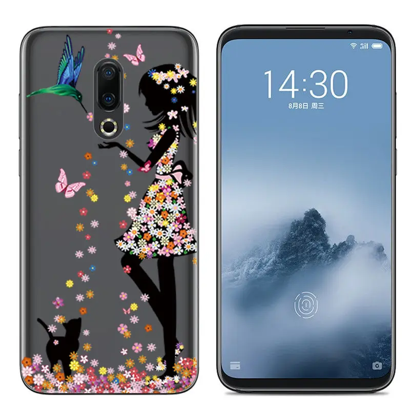 Case for Meizu 16 16X 16th 16 Plus Soft TPU Back Cover for Meizu M5 note M6 note M5C MX6 M6S Pro 6 Silicone Protective Fundas (5)