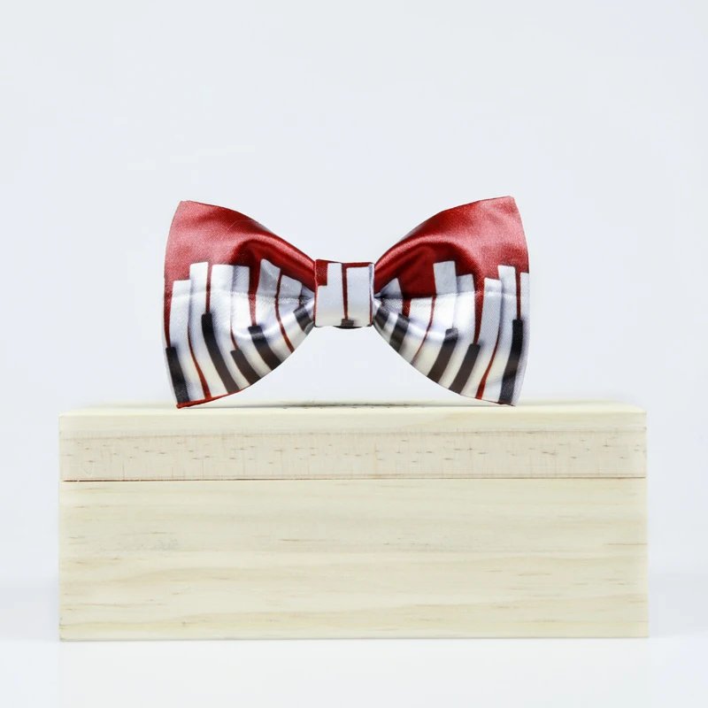 

Creative bow tie Keyboard prin of handmade piano Concert mens tie butterfly shirt bowtie Groom Wedding gifts for men