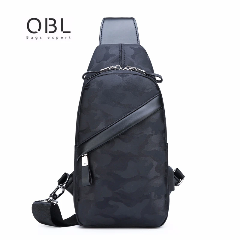 

Hot-Sale New Fashion PU Men Chest Pack Crossbody Bags Single Shoulder Bag For Male Casual Business Men's Sling Bag