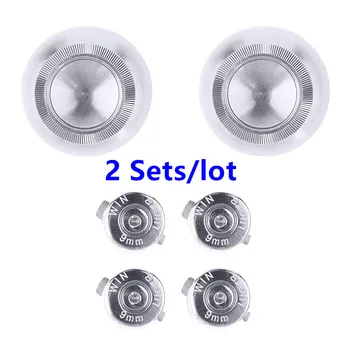 

2set=12pcs Silver Aluminum Metal Bullet Buttons Analog Thumbstick Joystick Grip Cap For PlayStation 4 For PS4 Gamepad Controller