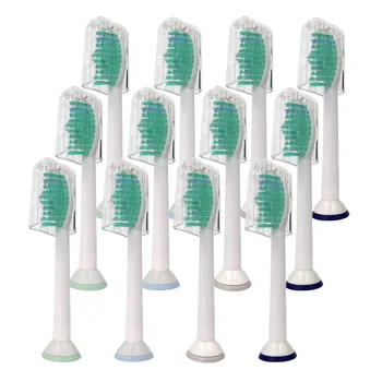 

12PCS Electric Tooth brush heads with cover HX6014 For PHILIPS Diamond Hydro Clean Pro HX6930 HX6730 HX6530 HX9342 Sonicare R710