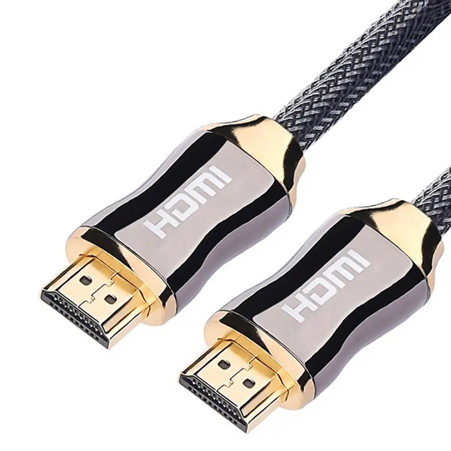 HDMI кабель к HDMI 2,0 удлинитель плетеный нейлоновый Ультра-HD(UHD) 4K 1080P HDTV 50 см 1 м 2 м 3 м 5 м 15 м 20 м цифровой кабель HDMI