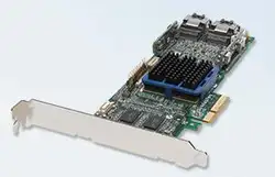 Raidstorage Adaptec RAID 3805 P/n: 2252300-r asr-3805 256 МБ Кэш 8-Порты и разъёмы 3 ГБ/сек. PCIe контроллер SAS карты