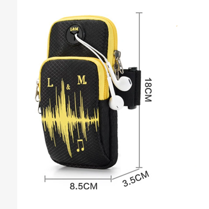 

2018 Runninng Armband Hengreda Universal Phone Case Arm Cell phone Bag For Phone On Hand Sport Pouch All Sizes Phones WaterProof