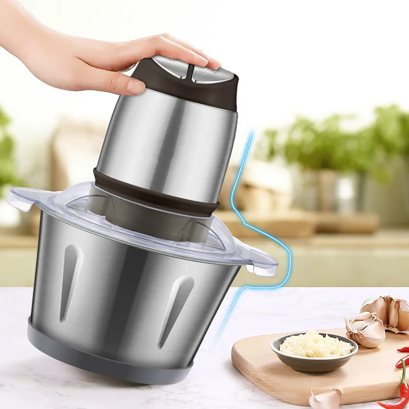 Meat Grinders Home meat grinder electric stirring stainless steel bowl