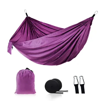 

Factory Hot Sale Different Styles outdoor furniture Ultra Light Travel Park Double Hammock