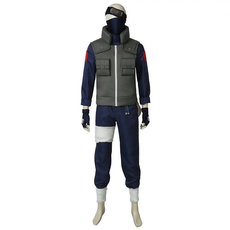 

Anime Naruto Cosplay Costume Hatake Kakashi Cosplay full set Haruro Sakura Clothes Halloween Outfit Costume Unisex Custom Made