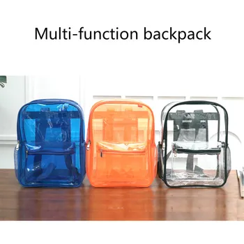 

Men Women Transparent Multi-function Backpack Schoolbag for Students Ita Bags 2019 Travel Backpacks Bag Pack Beach Bag for Women