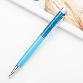 

New creative fashion crystal metal pen ballpoint pen 10pcs/lot