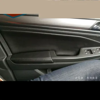 

8PCS Microfibre Leather Doors Panel Armrest Cover For Volkswagen C-Trek 2017 2018 AAB160