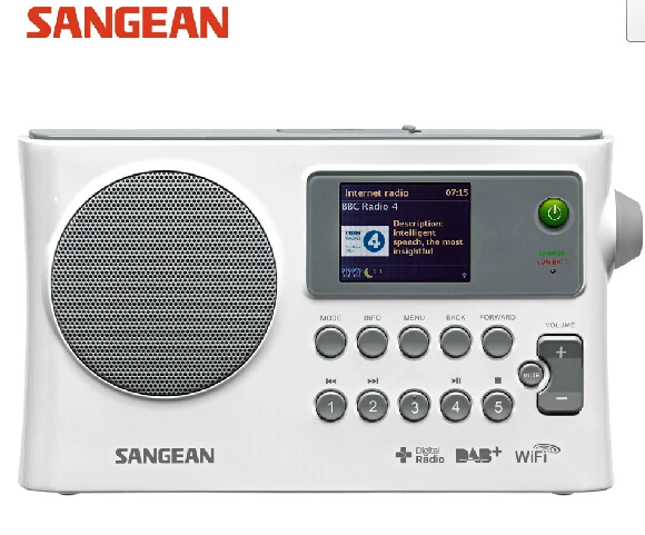 Alysea @ Sangean WFR-28C сети DAB радио карта Podcasts мобильный дистанционное слушать