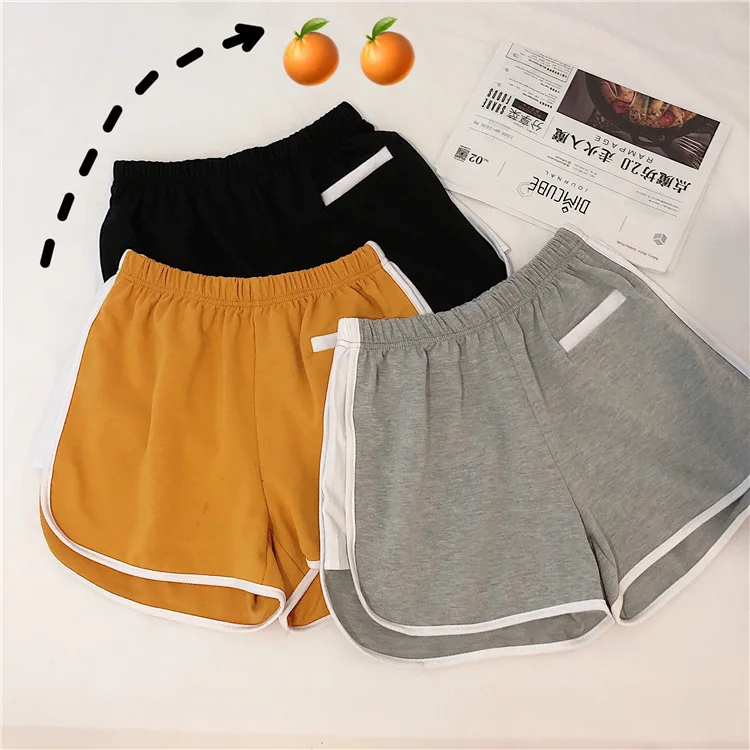 

2019 Woman's Shorts Summer Casual Shorts Home Wear Short Pants Sports Style Female Shorts Cotton Wear False Pocket
