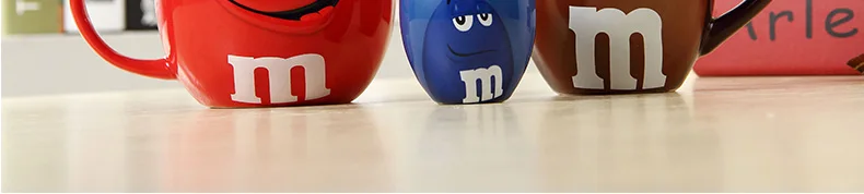 Симпатичные M& M MM бобы кафе овсянка кружка для питья чашки керамические цветные глазури кружки для кофе и молока чайный фарфор воды