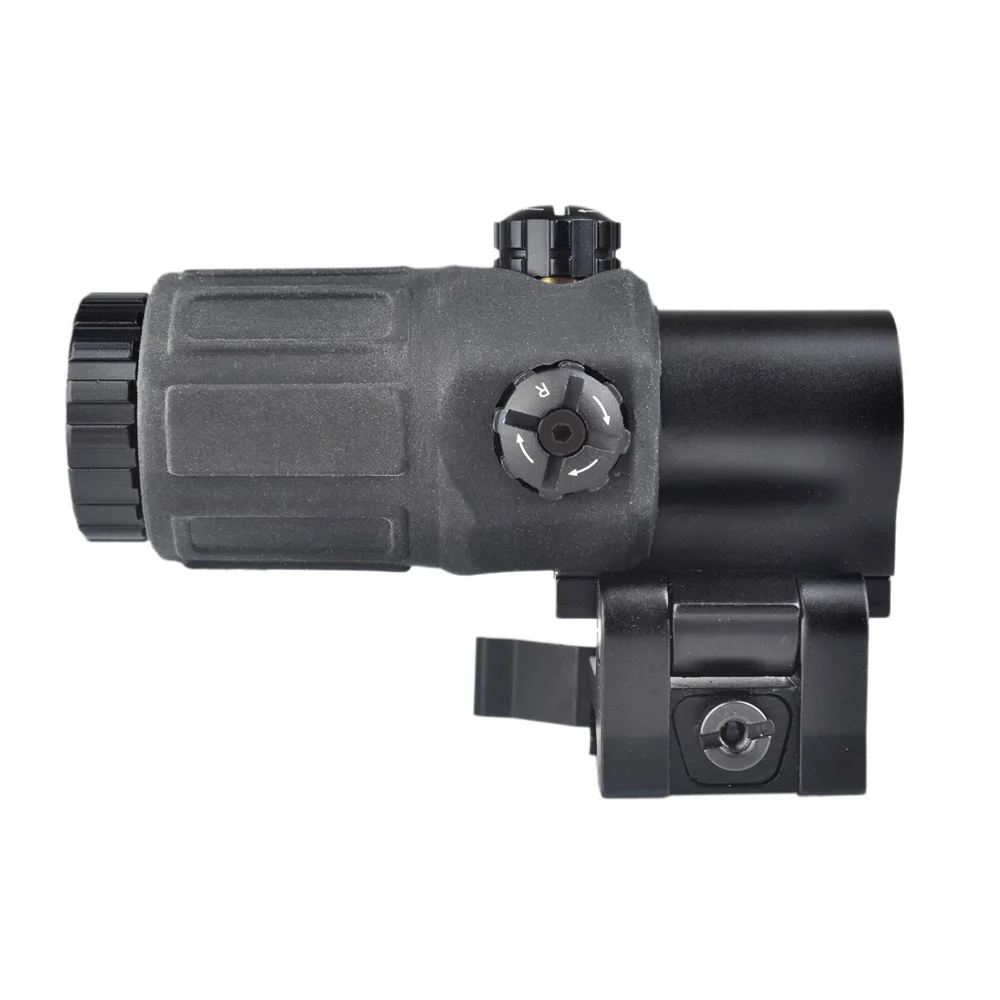 

SEIGNEER Tactical Outdoor Hunting Telescope G33 3X Magnifier with Switch to Side Quick Detachable For 20mm Weaver Rail Mounts
