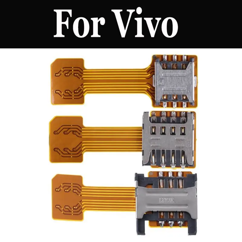 Hybrid Double Dual Sim Card Micro Sd Adapter Extender Nano For Vivo Y95 X20 Plus Ud X21 X21 Ud