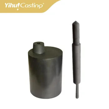 

3 Sets VCM High pure Graphite casting crucible and stopper for Galloni VCM machine (Customized)