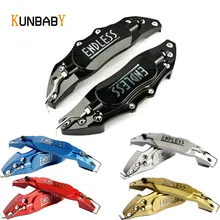 KUNBABY 2 PZ Car Styling Alluminio Endless Pinza Freno Copertura Accessori Auto Fit For BMW Mercedes Benz All Car 14-19 Pollice