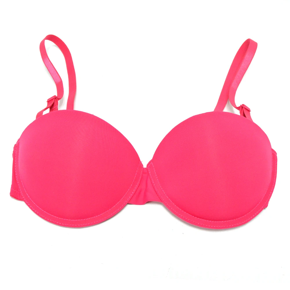 

New Push up Bra Pink color Sexy Lingerie Bralette Bras For Women Underwear Strapless Padded Brassiere 70 75 80 85 90 A B C D