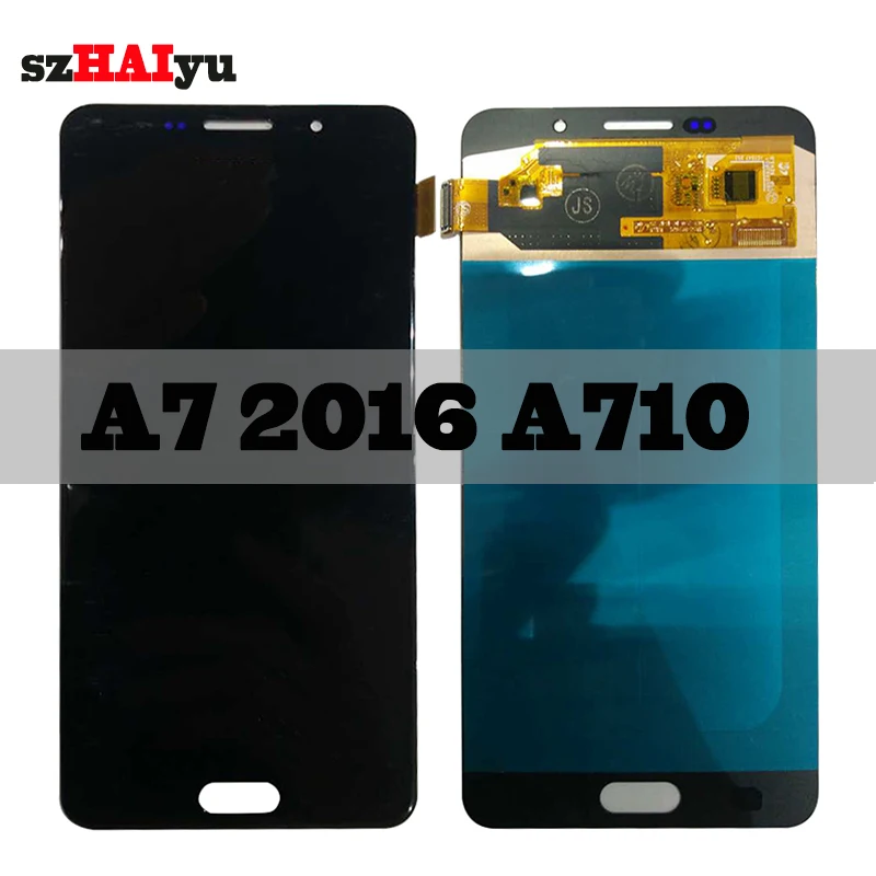 

SZHAIYU Touch Screen Digitizer For Samsung Galaxy A7 2016 A710 A710F Screen Display 1920x1080 5.5'' AMOLED LCD