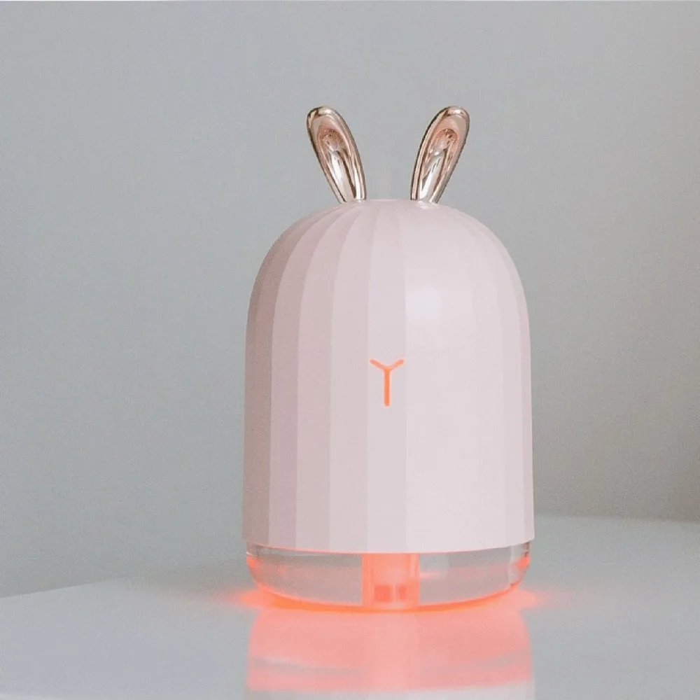 

Lavender Air Ultrasonic Humidifier Essential Oil Diffuser Atomizer Air Freshener Mist Maker with LED Night Light