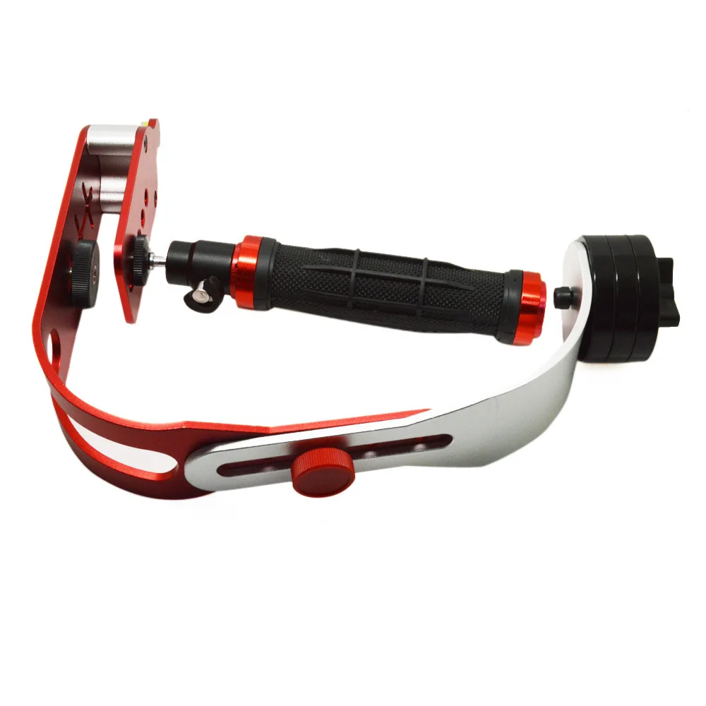Красный/черный металлический Ручной Стабилизатор алюминиевый стабилизатор для камеры Универсальный шарнир для Gopro DSLR SLR цифровой камеры Спорт DV