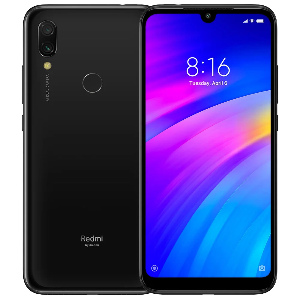 Xiaomi Redmi 7 3 Гб 64 глобальная версия Смартфон Android 9 0 Octa Core 3900 мАч батарея датчик