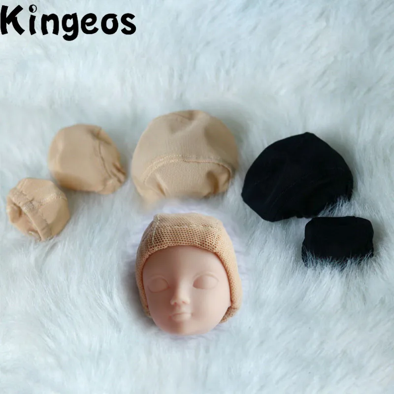 

1pcs Handmade BJD/SD Doll Wigs Cap Headgear DIY Fixed-Wig Hairnet for 1/3 1/4 1/6 1/8 1/12 Toy Wig Hat Doll Accessories