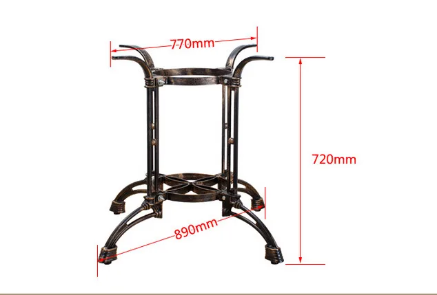 Литой железные ножки для стола .. Стол для горячего котелка. В кронштейн на ножке для стола