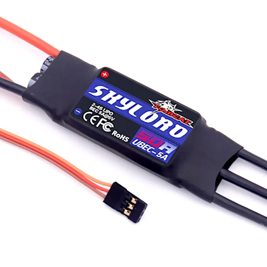 

Skylord ESC 50A Switch UBEC 5V/5A for Lipo 2-4s /NiMH 5-12s RC Model Plane Helicopter